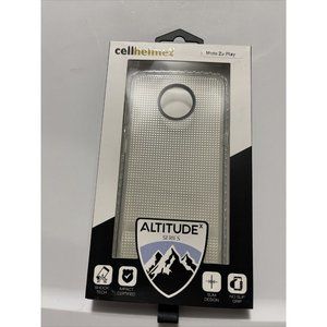 cellhelmet Altitude X Series Case for Motorola Z3 Play - Clear - Military Grade
